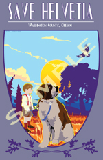 Save Helvetia poster