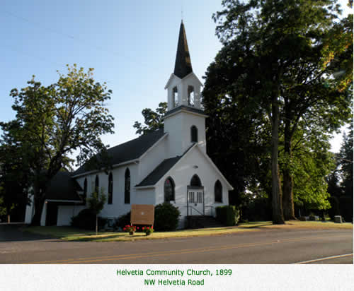Helvetia Community Church, 1899