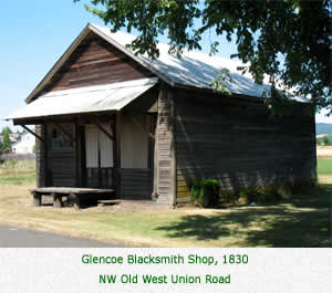 Glencoe Blacksmith Shop, 1830